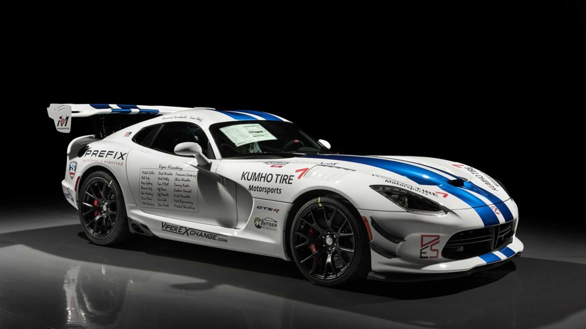 限量5台的道奇蝰蛇 gts-r 纽博格林赛道限量版,配8.