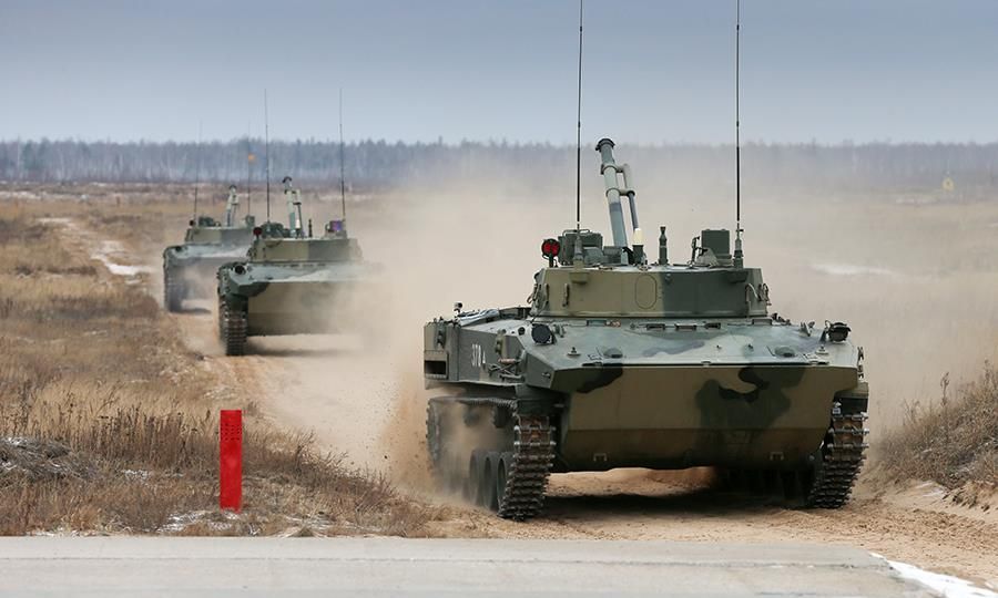 铁甲从天而降,落地直接战斗,俄军bmd-4m伞兵战车训练图集