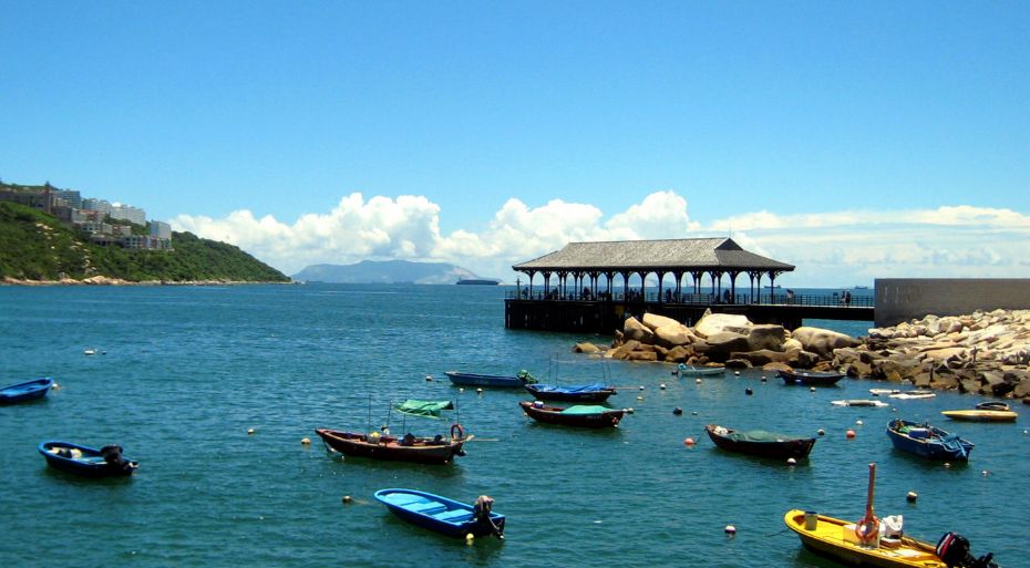 香港岛南面的海岸小镇——赤柱半岛,旅客留连的地方