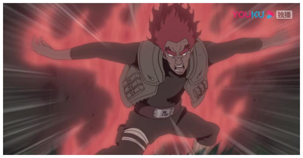 火影忍者:迈特凯开启八门遁甲之阵后,施展的夜凯是否为查克拉?