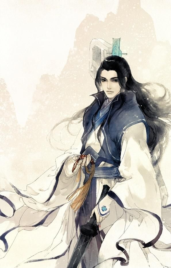 唯美手绘古风男生头像,复古的古代美男子不知是否吸引到你