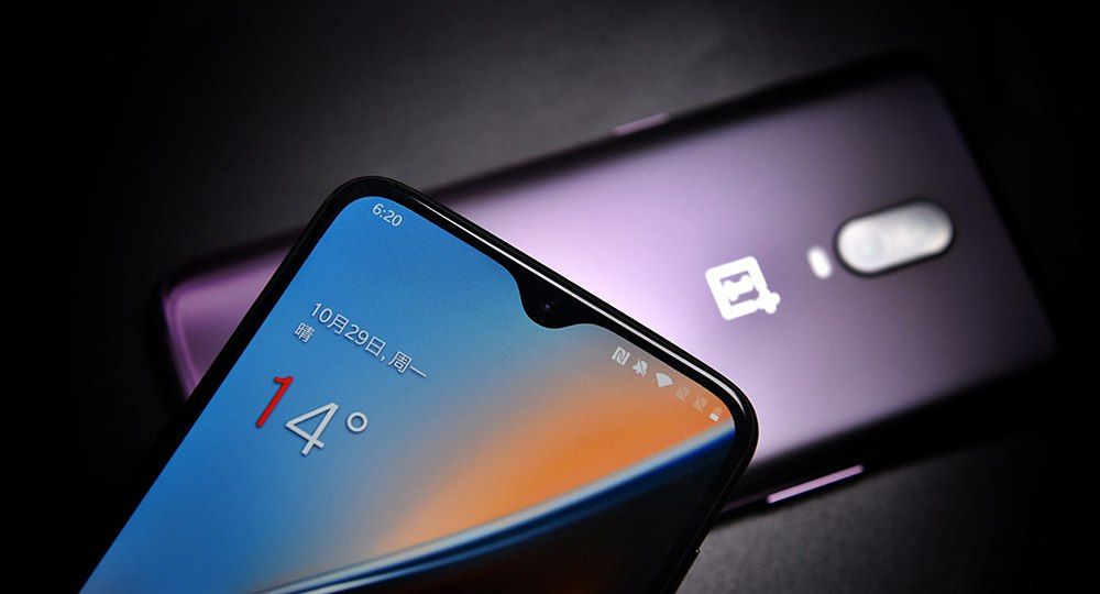 一加6t开箱图赏:水滴屏幕指纹全速旗舰