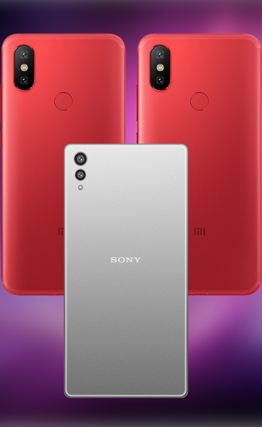 双刘海,概念版索尼xz3p,对比小米6x