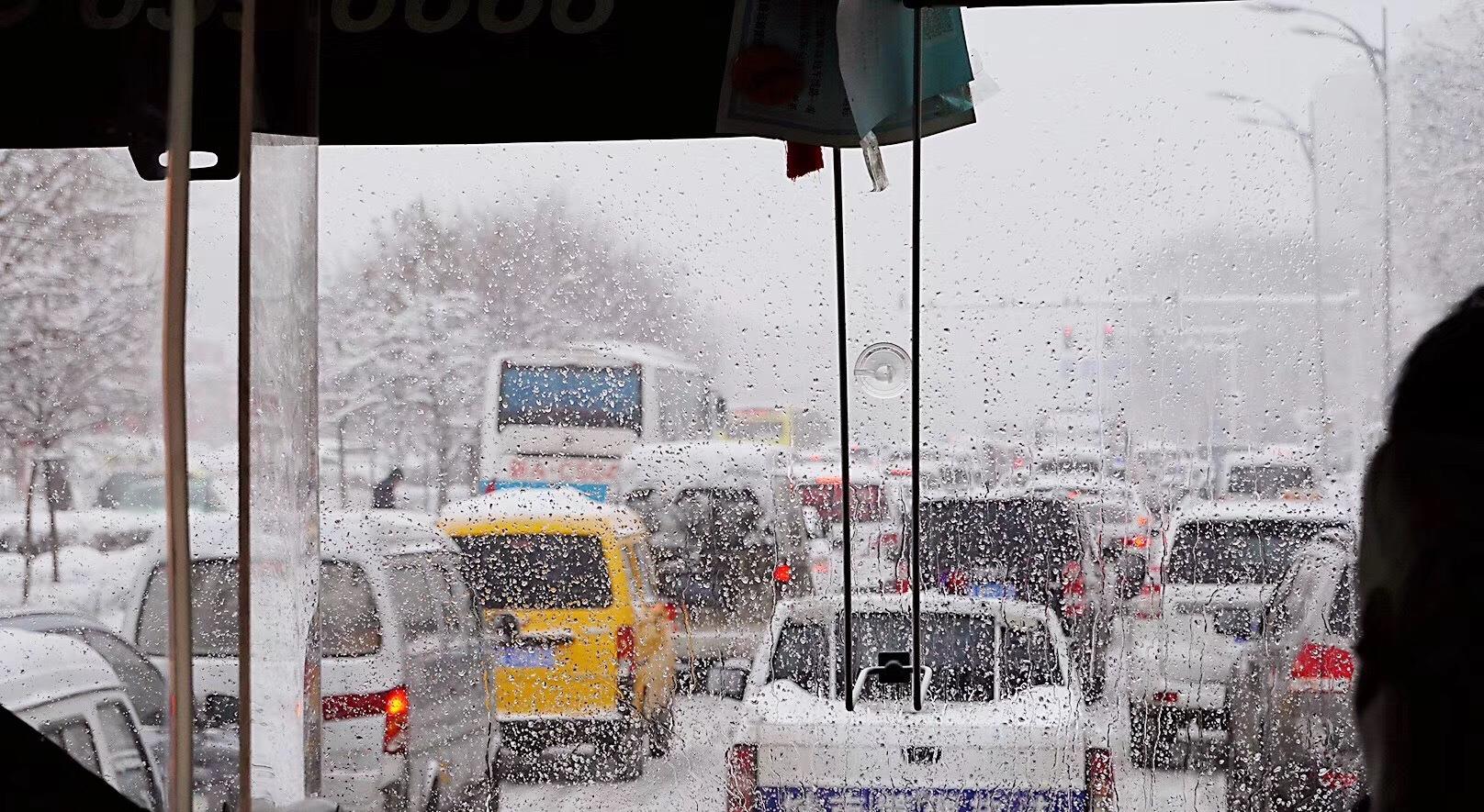乌鲁木齐又下雪了!雪后的乌市银装素裹,雾凇幻如仙境