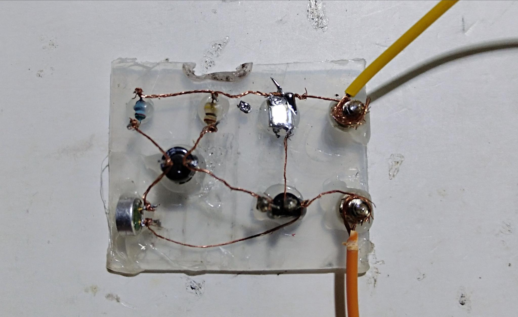 自制简易声控闪光灯