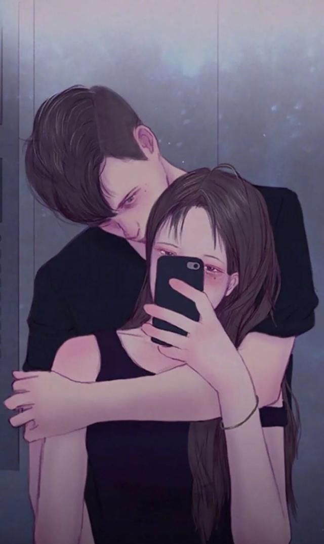 情侣壁纸高清锁屏全屏手机壁纸有你真好