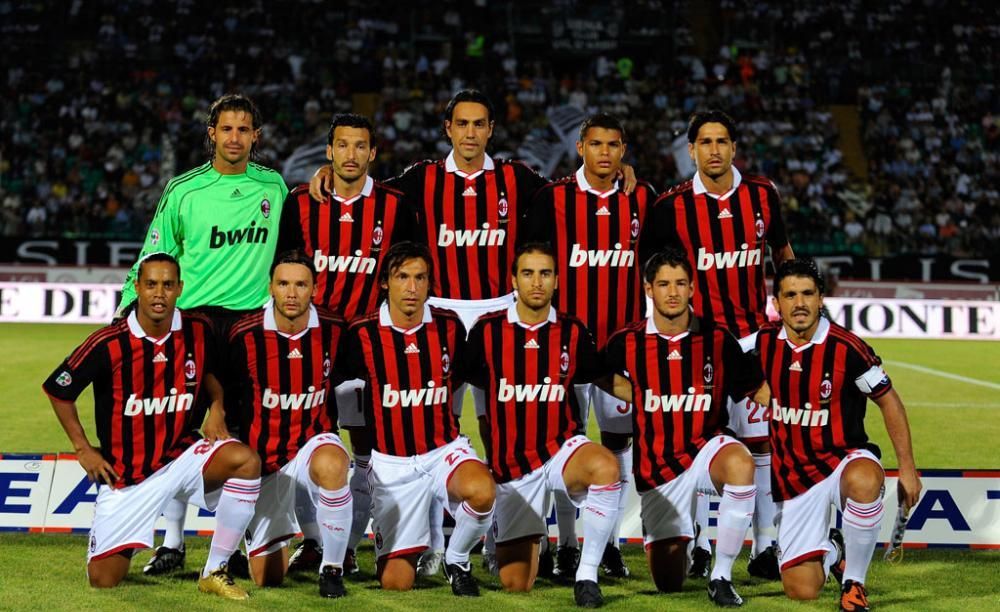 20092010赛季ac米兰首发阵容5张因扎吉皮尔洛内斯塔等巨星在列