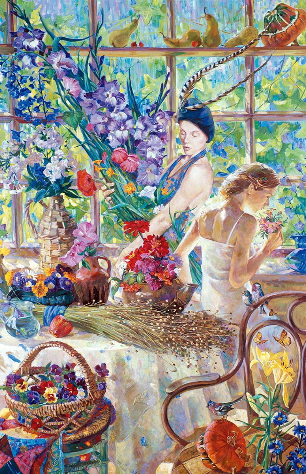 她的画作以细致瑰丽画风著称:俄罗斯女画家纳塔利娅·图尔作品选