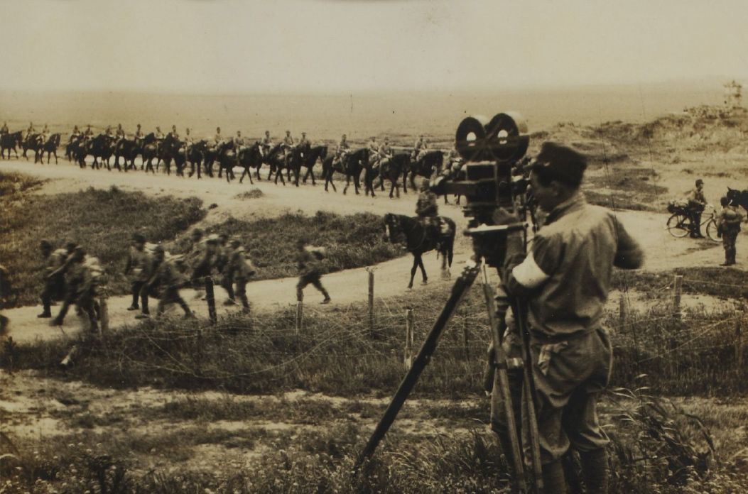 老照片侵华日军随军记者的影集