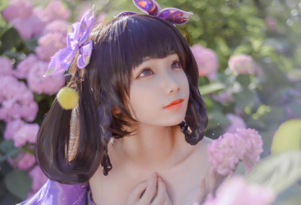 王者荣耀:小乔"丁香结"cos,颜值绝对是神还原中一大元素