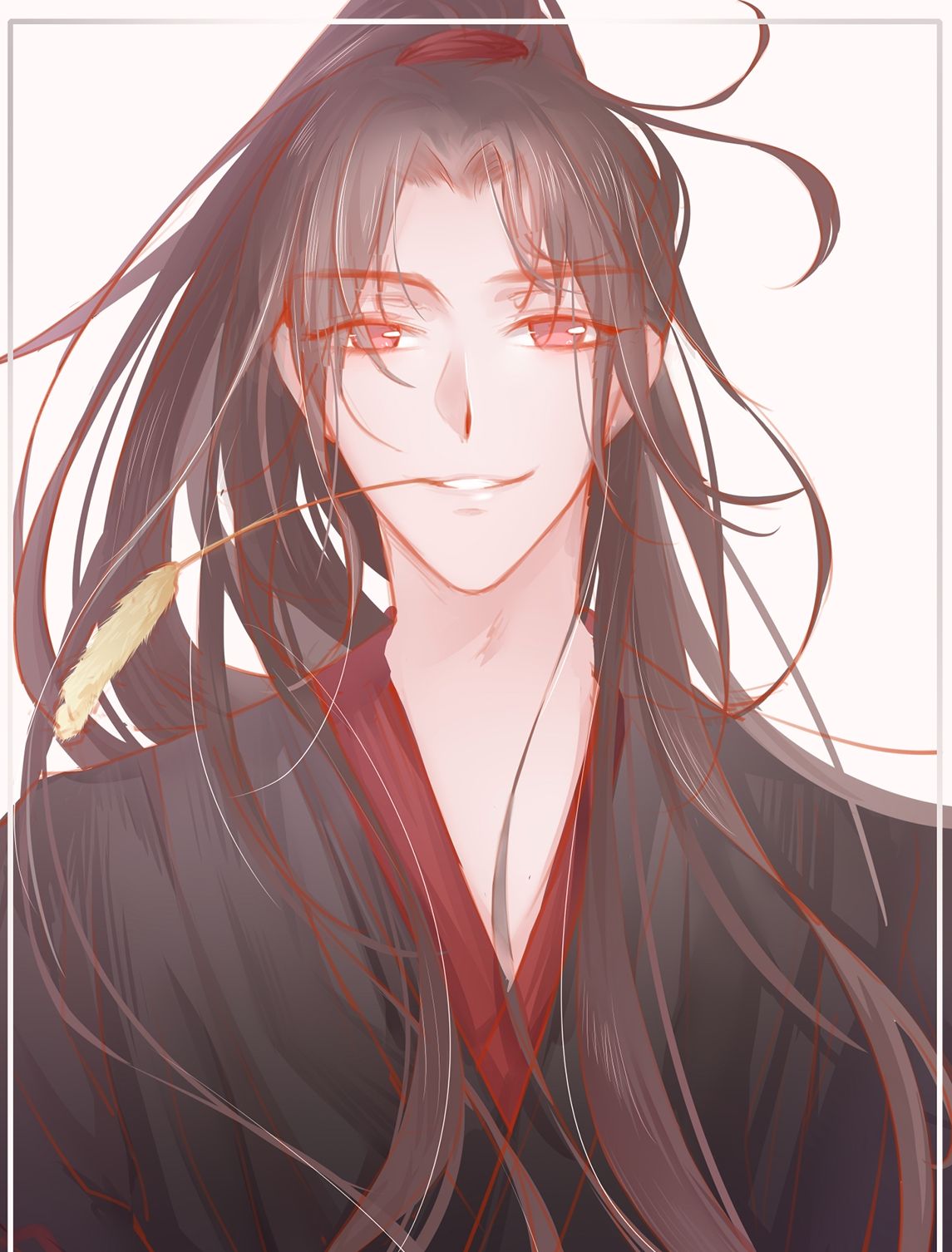 超帅气的古风动漫美男子,背后空无一人,怎么敢倒下!