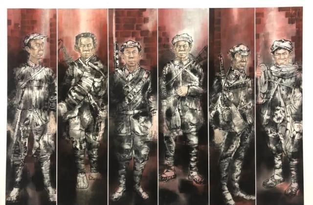 鹰潭赣州遵义红色主题美术作品联展11月7日在鹰潭美术馆展出