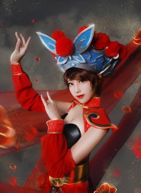王者荣耀虞姬cosplay赶快胜利接下来就是两个人的时间啦