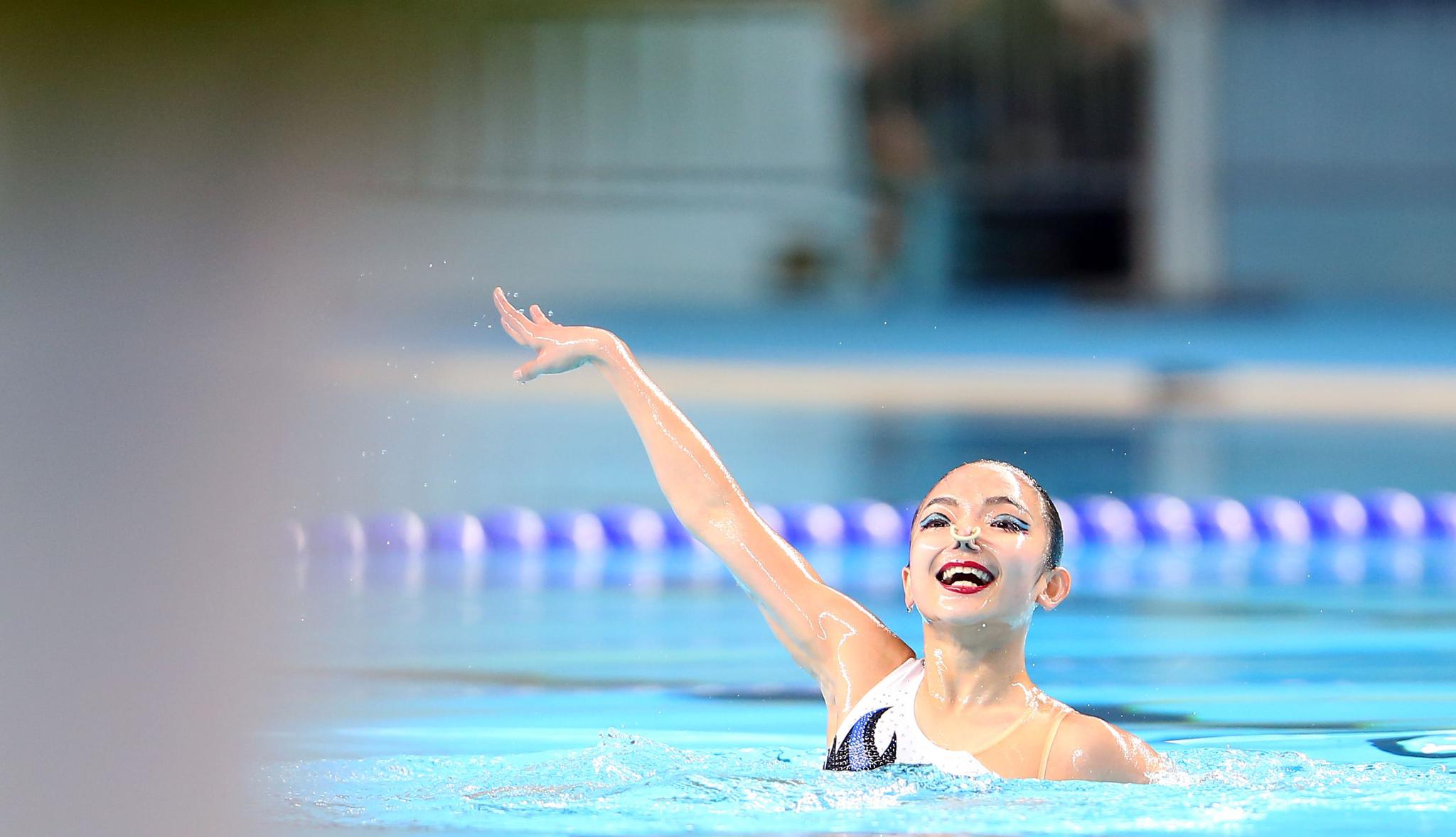 花样游泳全国冠军赛单人技术自选赛况