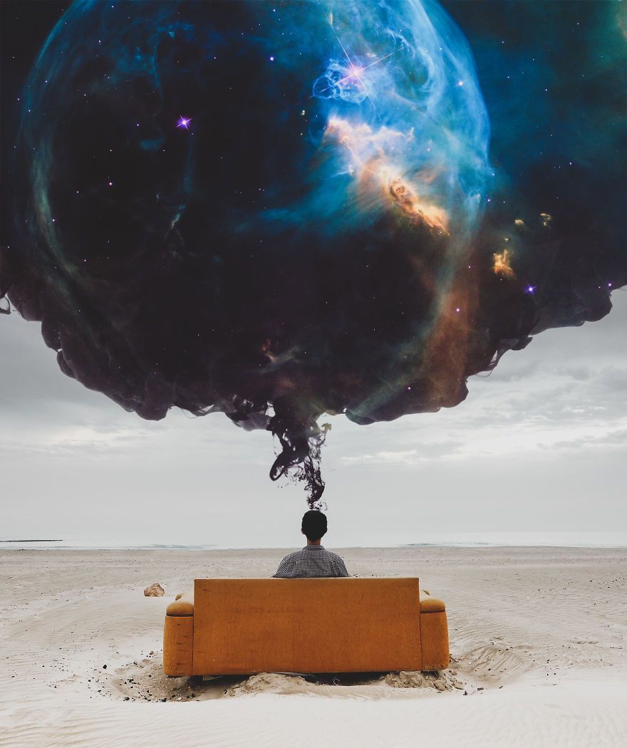 艺术家:用ps创作了,超现实主义作品,创意天马行空令人吃惊!