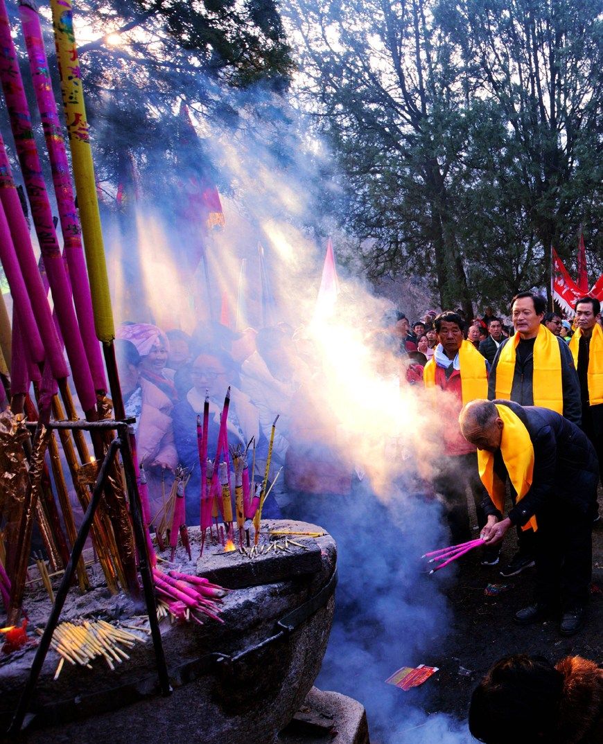小村山神庙供奉介子推庙会年年办轮上一次要12年