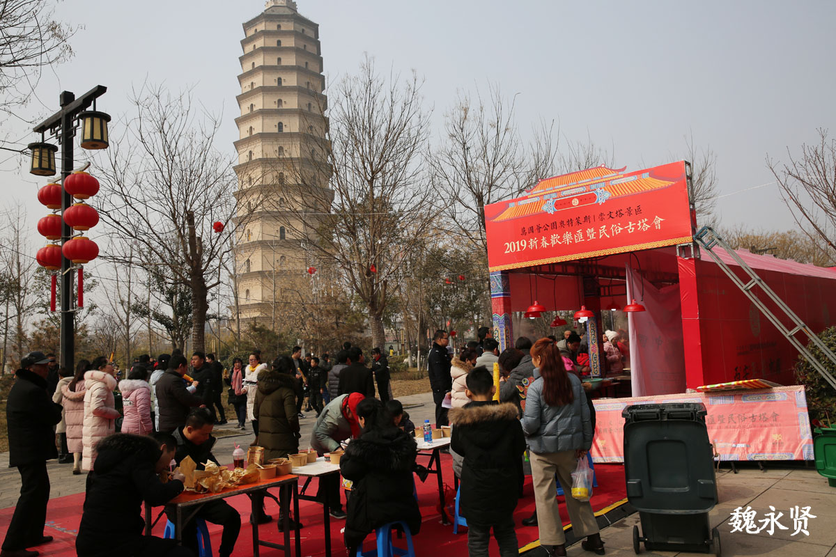 崇文塔古塔会正月十五开始嗨 一直持续到正月二十三