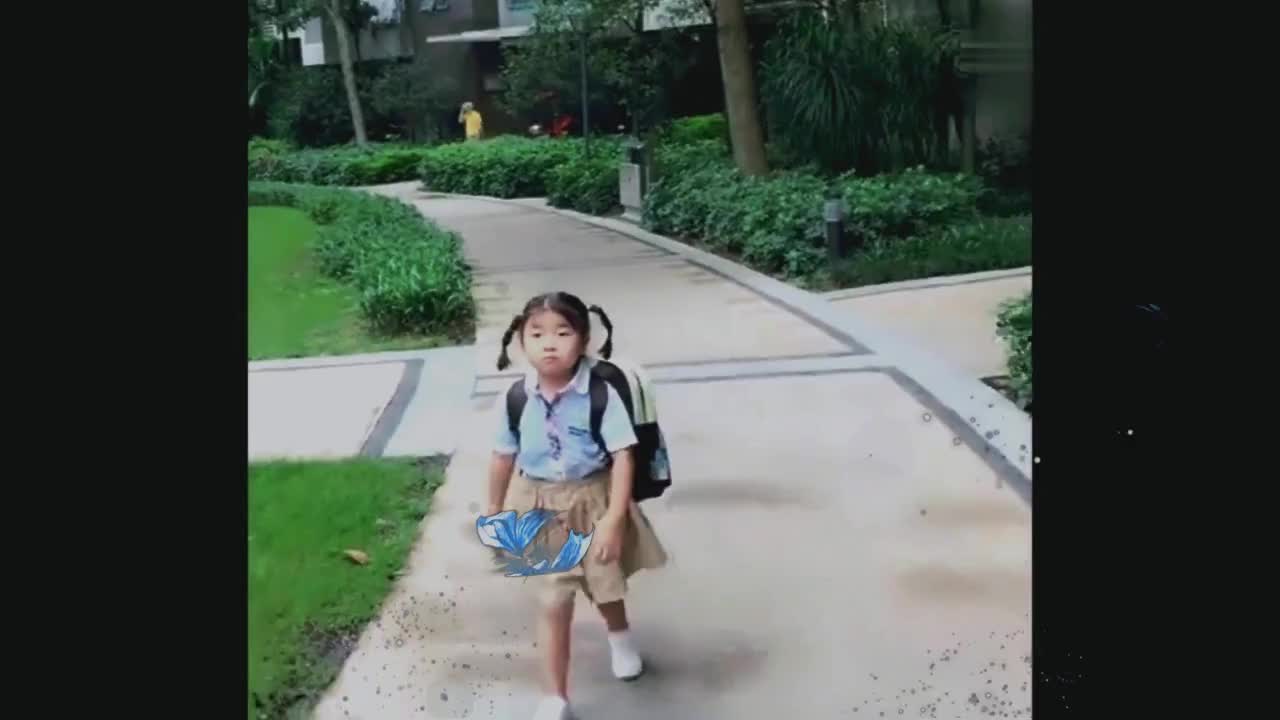 萌娃李欣蕊要上学了,也越来越淑女了,网友-真是长大了!