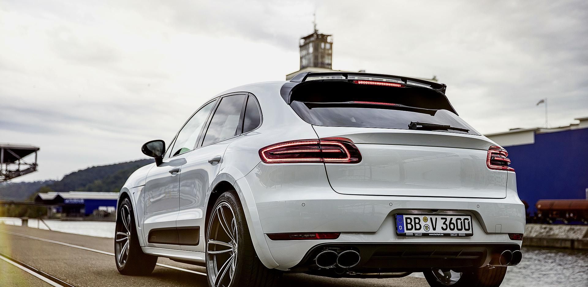 是不是很酷?2019款techart改保时捷macan,多视角超清图片