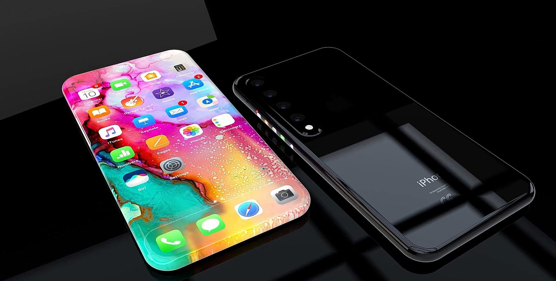 iphone12概念图:如果屏幕这样设计,那华为mate30必输