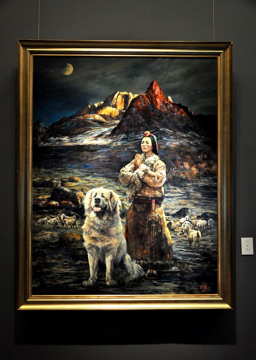 《祈祷》 林跃 2017年