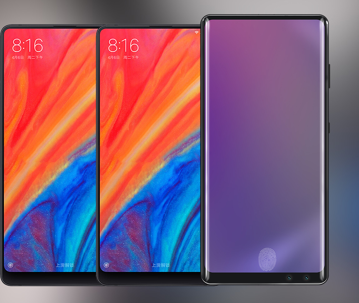 无刘海概念版诺基亚9对比小米mix2s