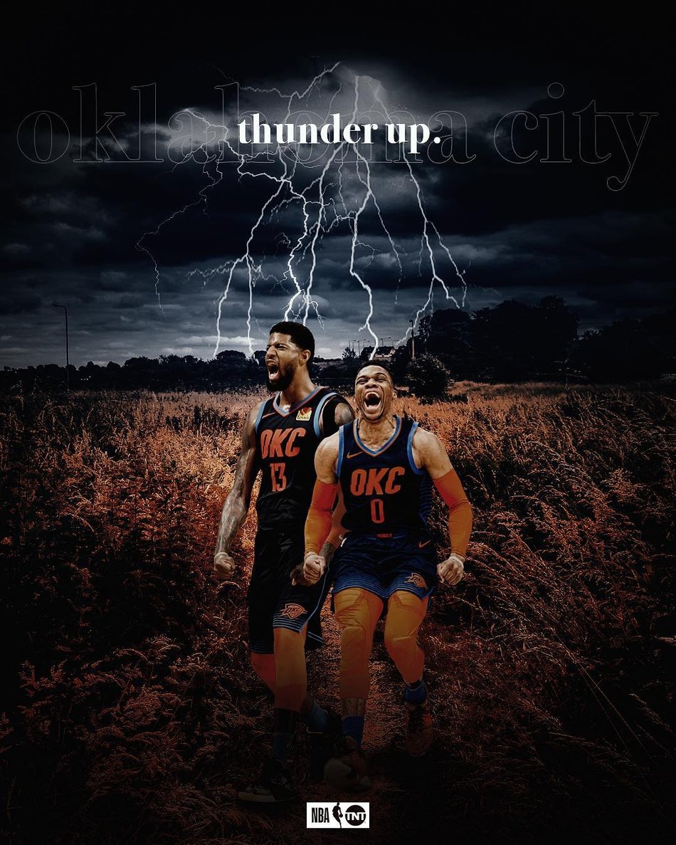 季后赛海报,谁能给我解释一下雷霆开拓者为啥是大乡村