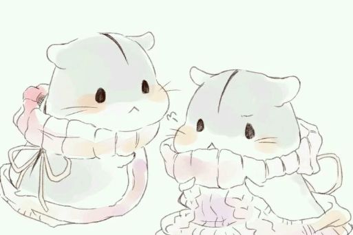 动漫壁纸:萌萌哒的小仓鼠前来报道,偷偷抱回家一只