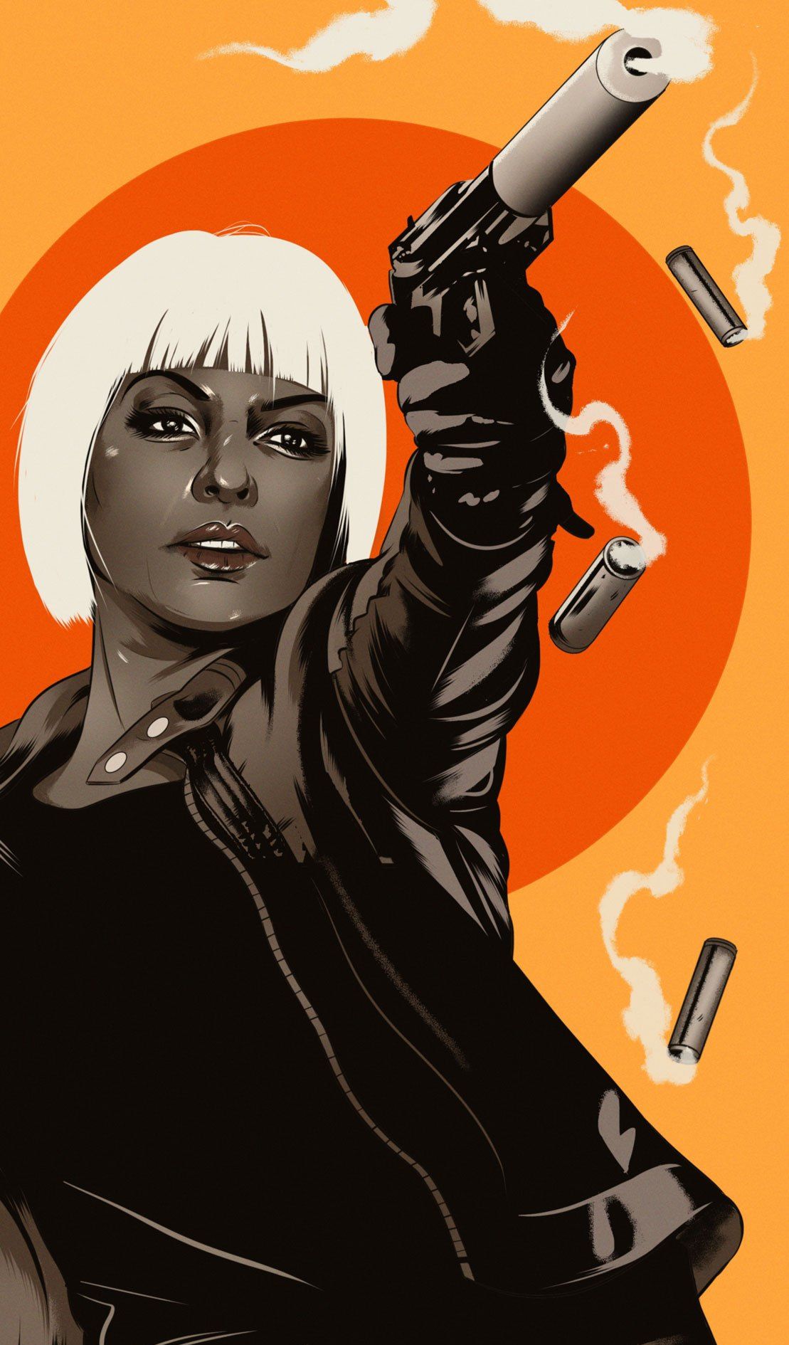 国外插画师威尔斯作品经典人物相爱相杀