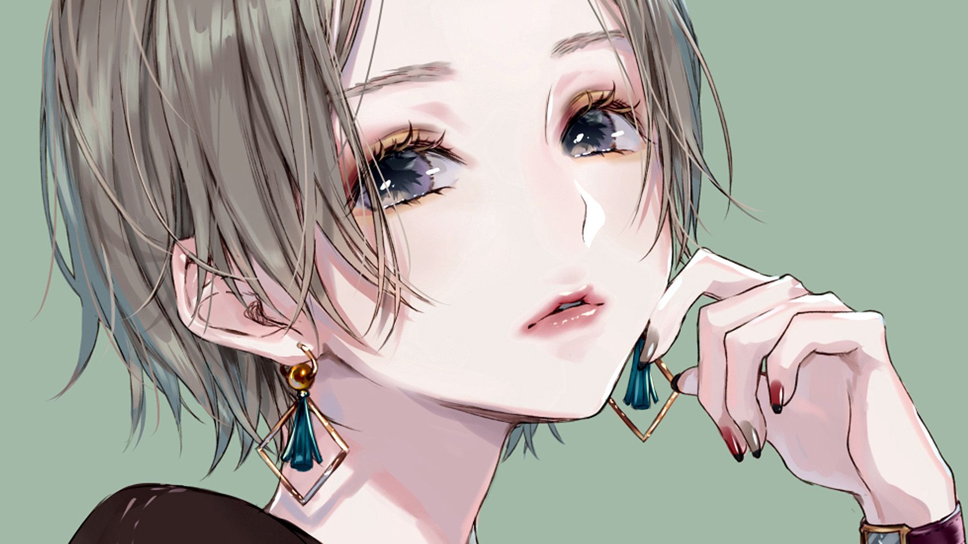 动漫壁纸:二次元手绘风电脑壁纸,甜美可爱的萌妹子你们喜欢吗?