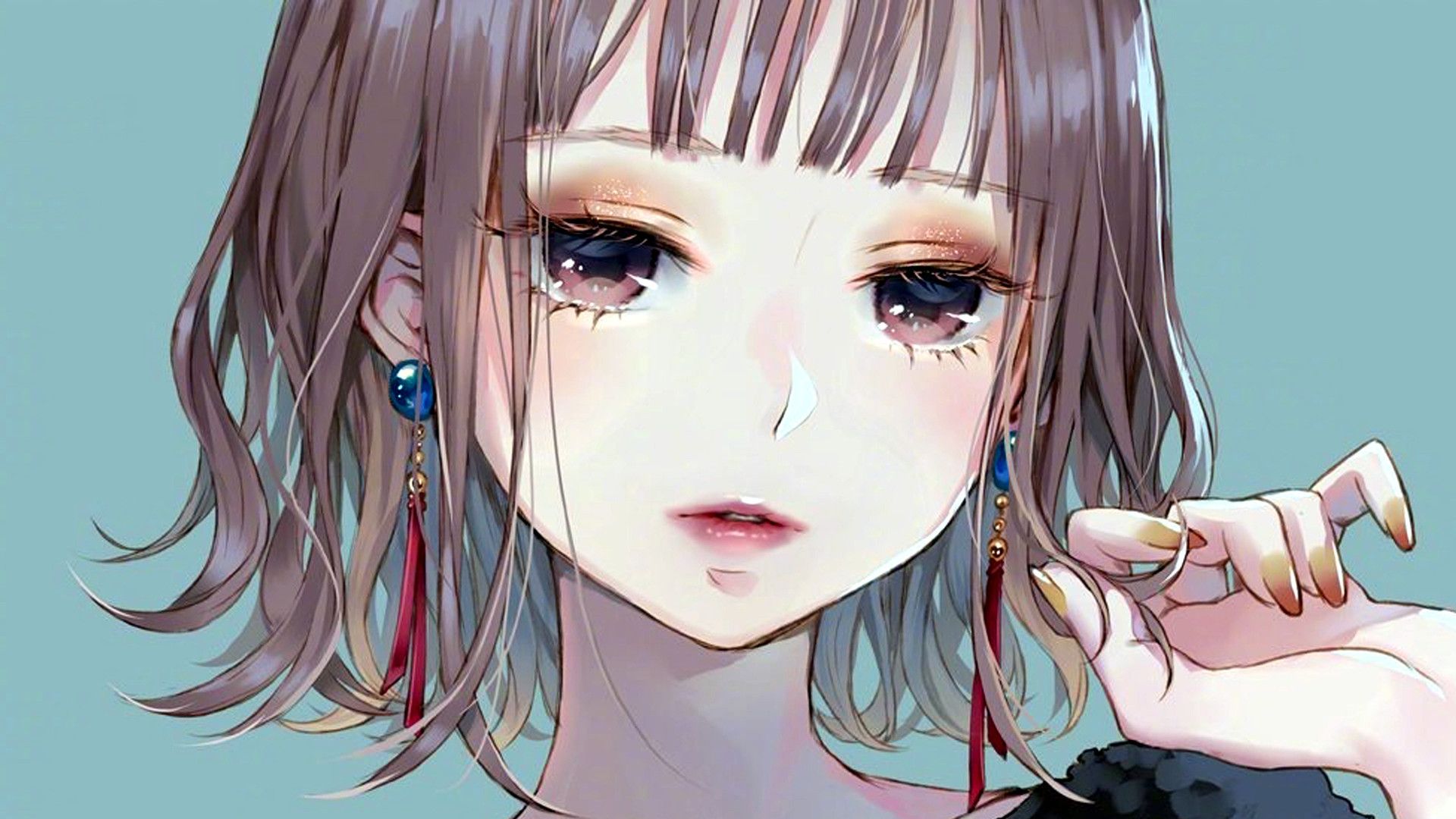 动漫壁纸:二次元手绘风电脑壁纸,甜美可爱的萌妹子你们喜欢吗?