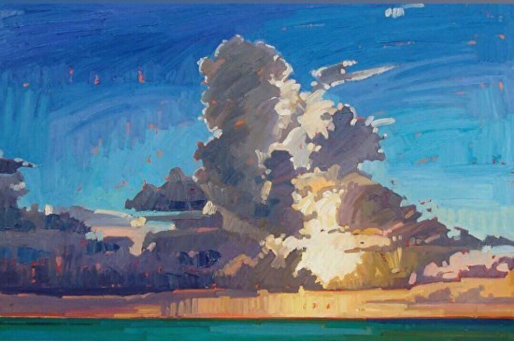 大色块也能画出这么美丽的风景 rene wiley油画_高清图集_新浪网