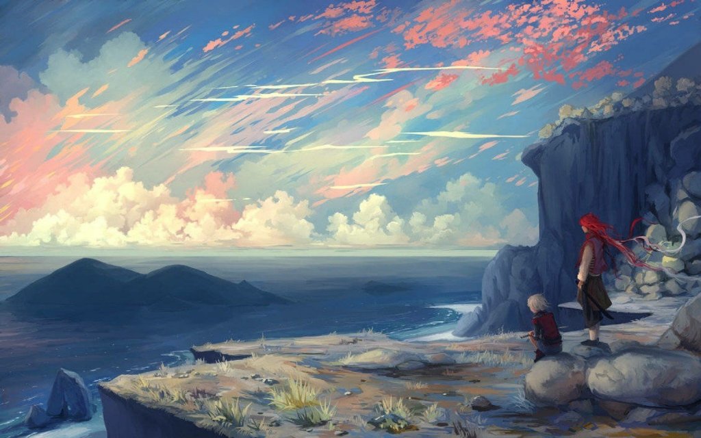 有人选择远方 而有人坚持守望 画师hangmoon_高清图集_新浪网