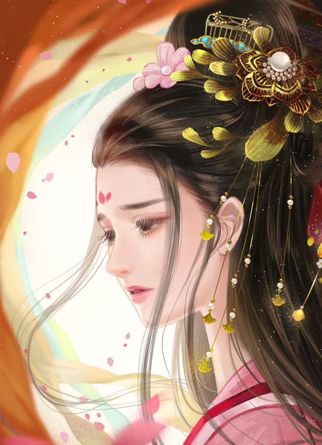 古风手绘绝代风华皇后壁纸:后宫佳丽三千人,三千宠爱在一身