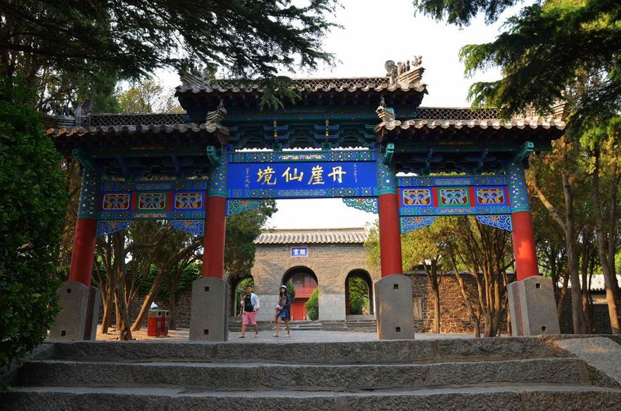 八仙过海各显神通蓬莱阁景区仙气缥缈