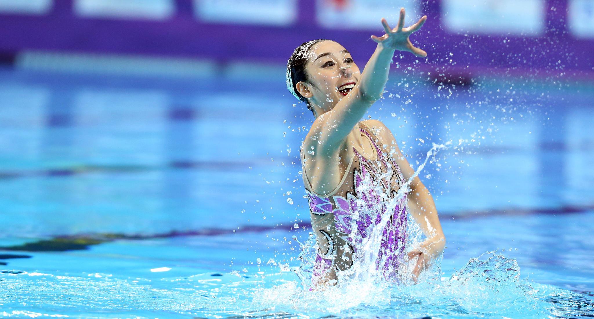 花样游泳全国冠军赛单人技术自选赛况