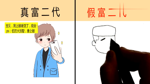 一对比,假富二代果然"不一样"!哈哈哈