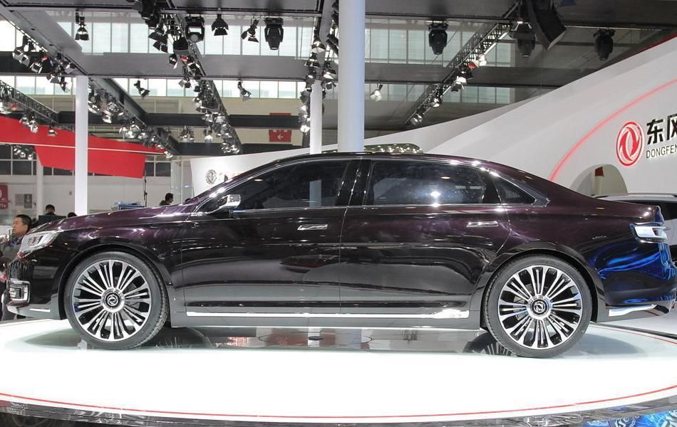 极致优雅的东风a9,流畅的车身线条,沉稳大气线条运动