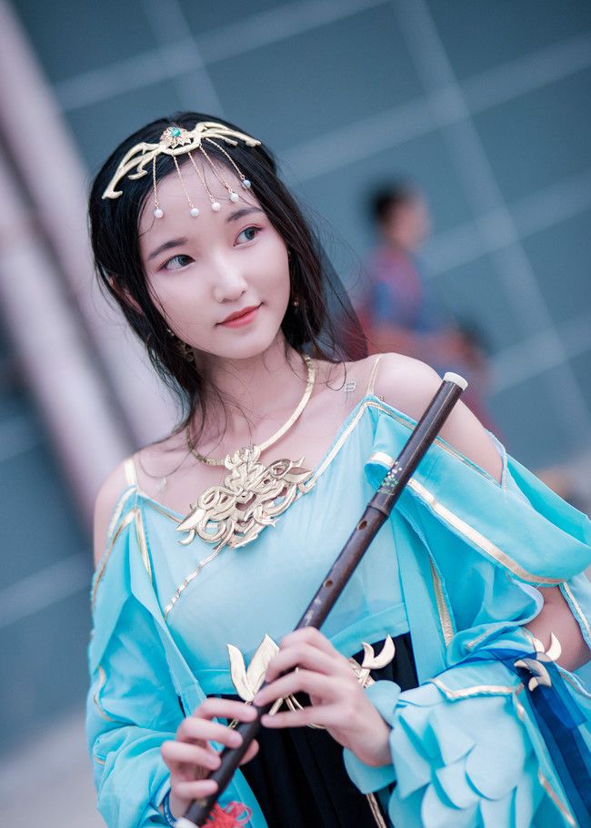 剑侠情缘网络版叁cos古装美女别有一番风味