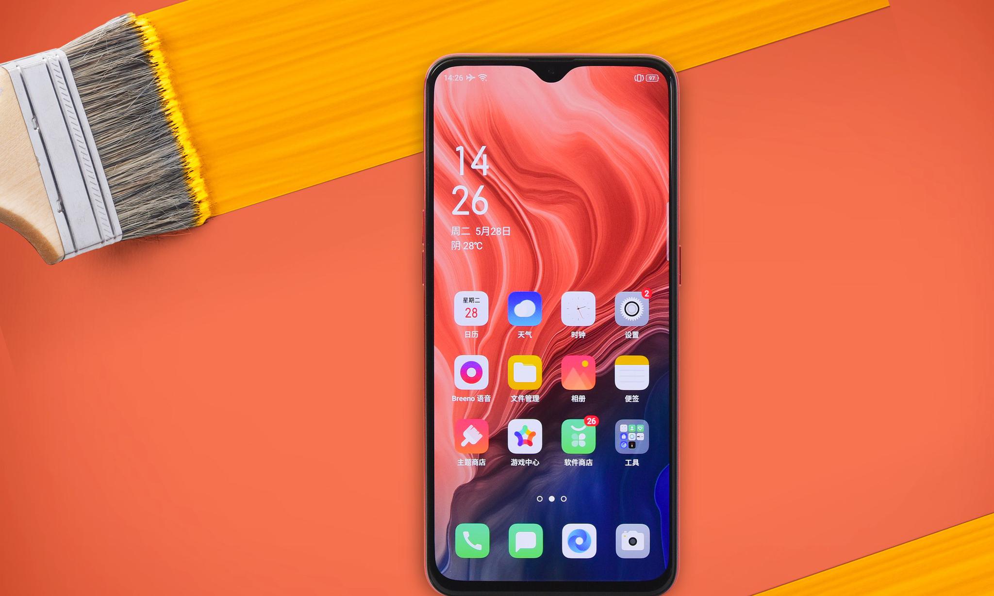 oppo reno z开箱图赏:最潮4800万拍照手机