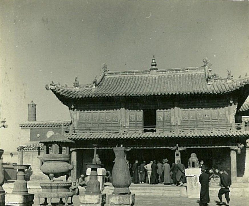 民国老照片内蒙古归化城呼和浩特大召寺