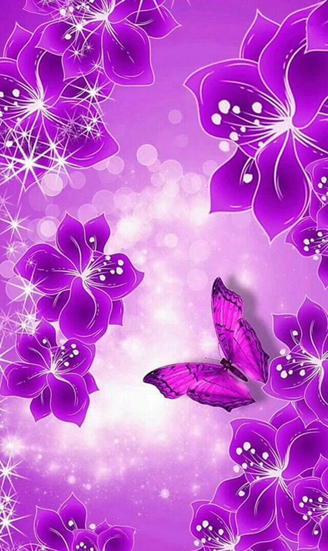 很赞的手机壁纸梦幻紫