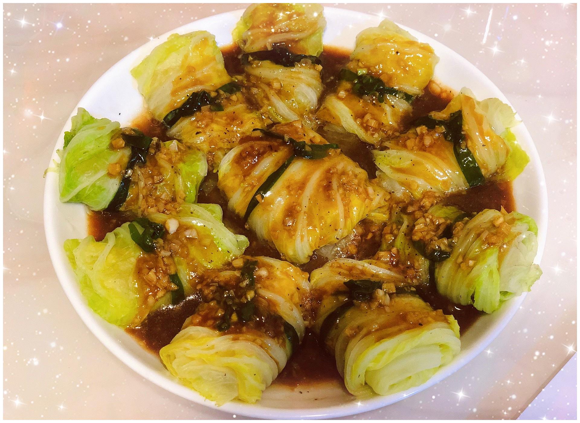 翡翠白菜肥牛卷的做法