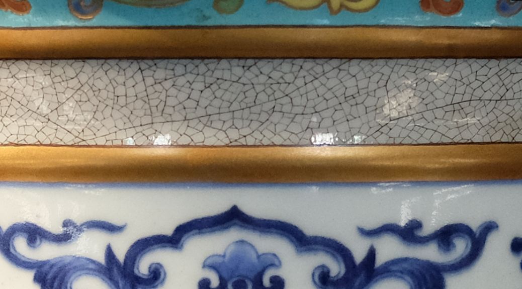 仿哥釉仿汝釉微距镜头下发现故宫乾隆瓷母上的秘密