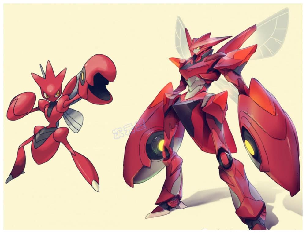 精灵宝可梦变机器战士阿尔宙斯太帅气了火焰鸡酷似钢铁侠