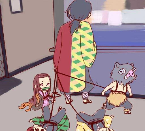 鬼灭之刃:富冈义勇搞笑图片「第一期」,推特网友们就停不下来了