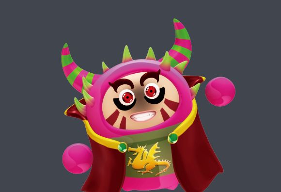 果,是实力最强大的反派,一直守护着花果山,它的机甲名字叫做火龙王