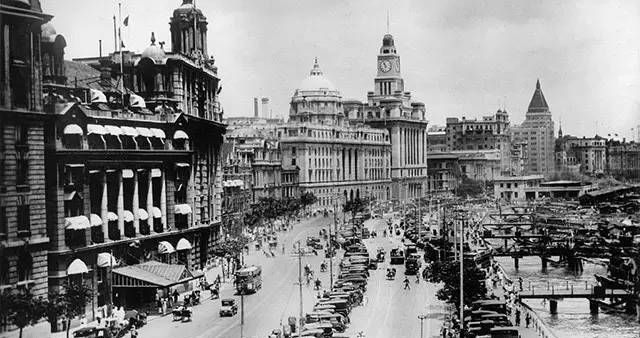 老照片:三十年代繁华的中国上海,亚洲第一大城市