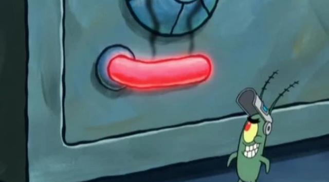 海绵宝宝蟹老板的保险箱可防核弹不料被痞老板打脸