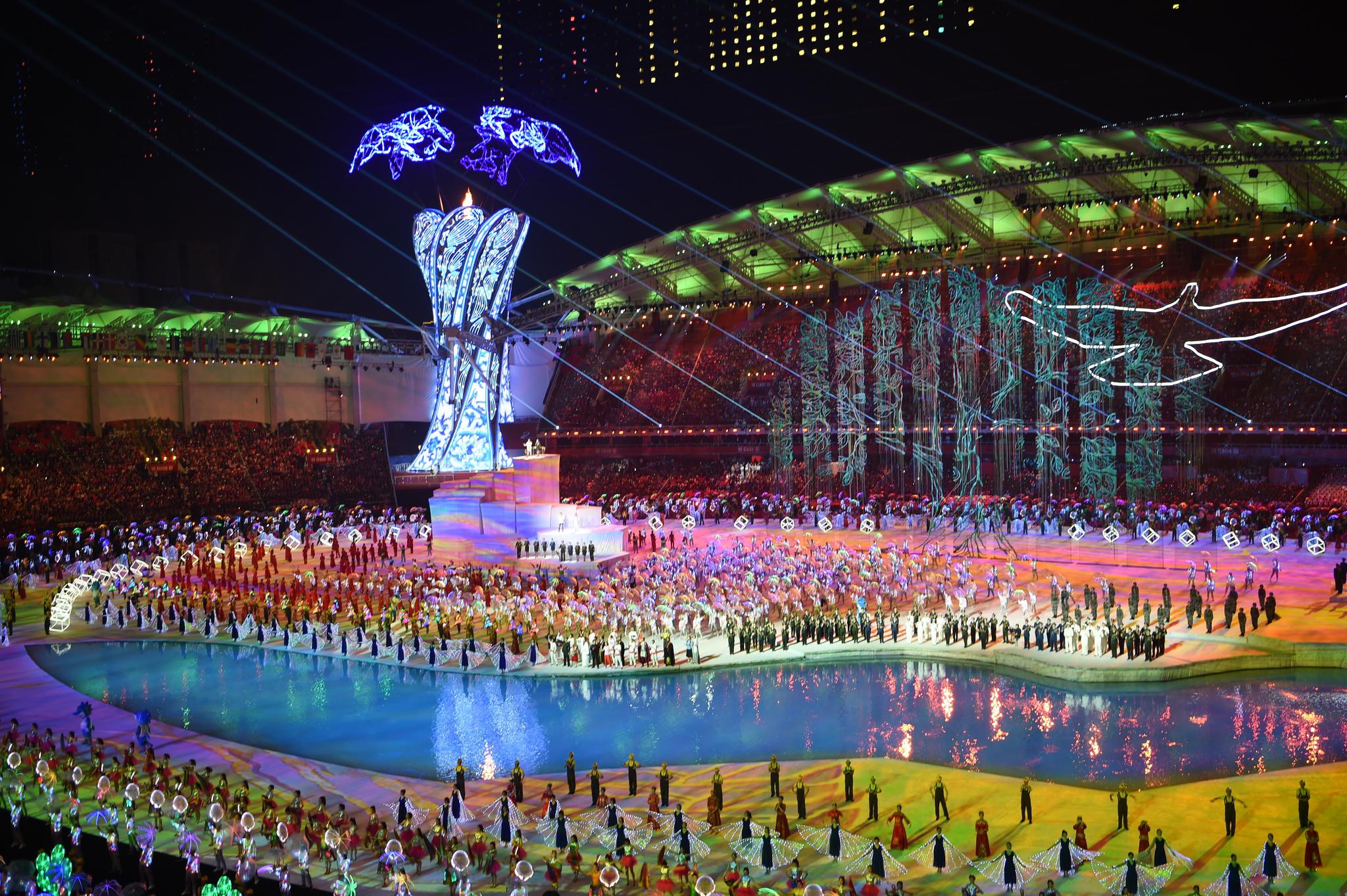 第七届世界军人运动会开幕式在武汉举行